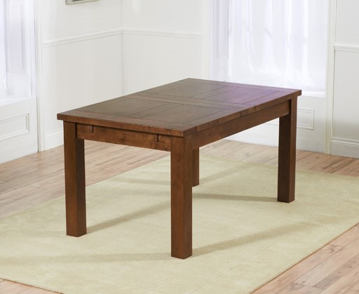 Normandy 150cm Dark Oak Extending Dining Table