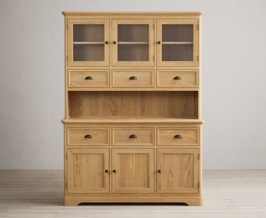 Product photograph of Bridstow Solid Oak Large Dresser from Oak Furniture Superstore