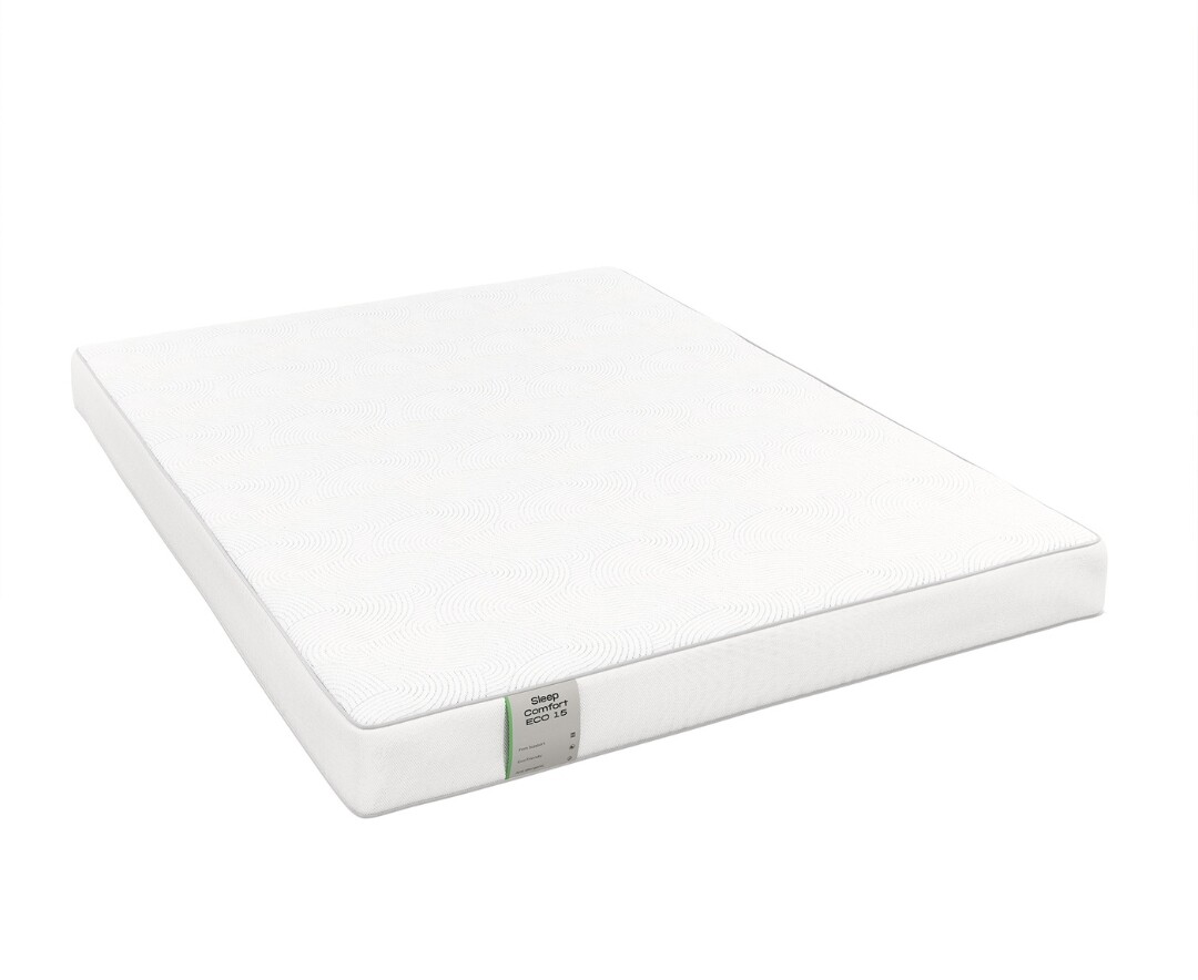 Product photograph of Sleep Comfort Eco15 Super King Size Mattress from Oak Furniture Superstore