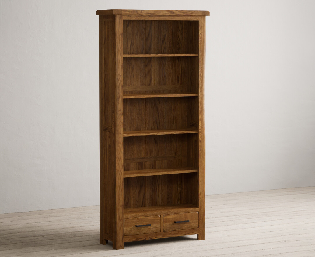 Photo 2 of Country rustic solid oak large bookcase