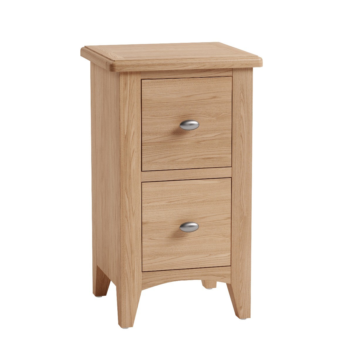 Skylar Small Light Oak Bedside Table