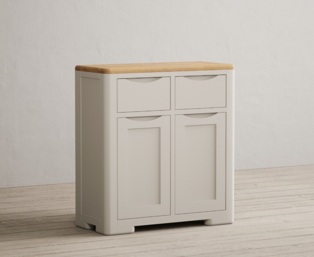 Alba Oak And Soft White Painted Hallway Sideboard