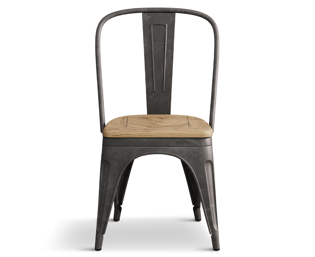 Product photograph of Oak Herringbone Chairs from Oak Furniture Superstore