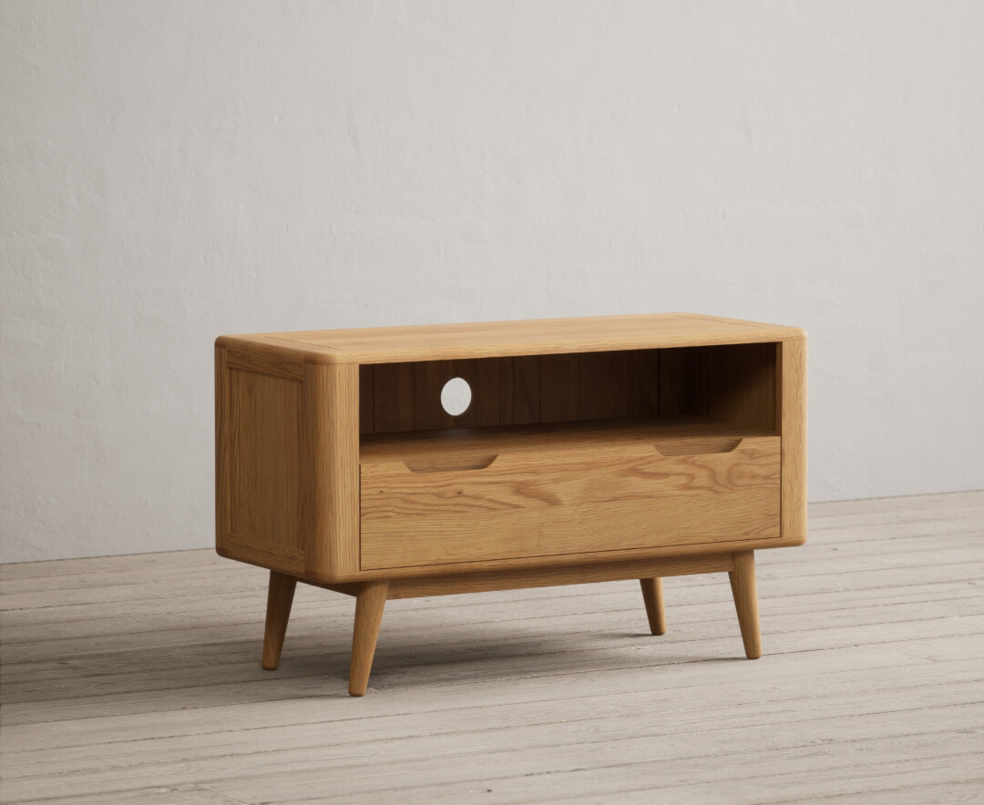 Rosa Solid Oak Small Tv Cabinet