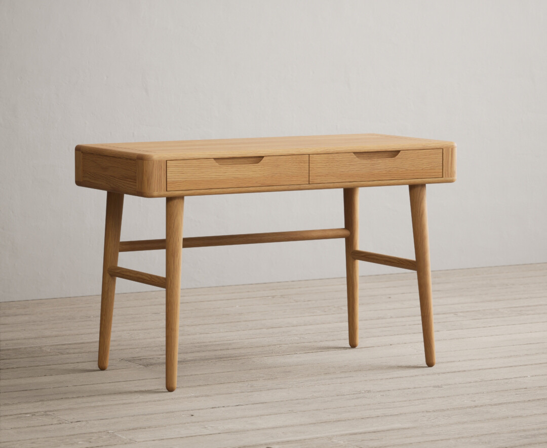 Rosa Solid Oak Computer Desk