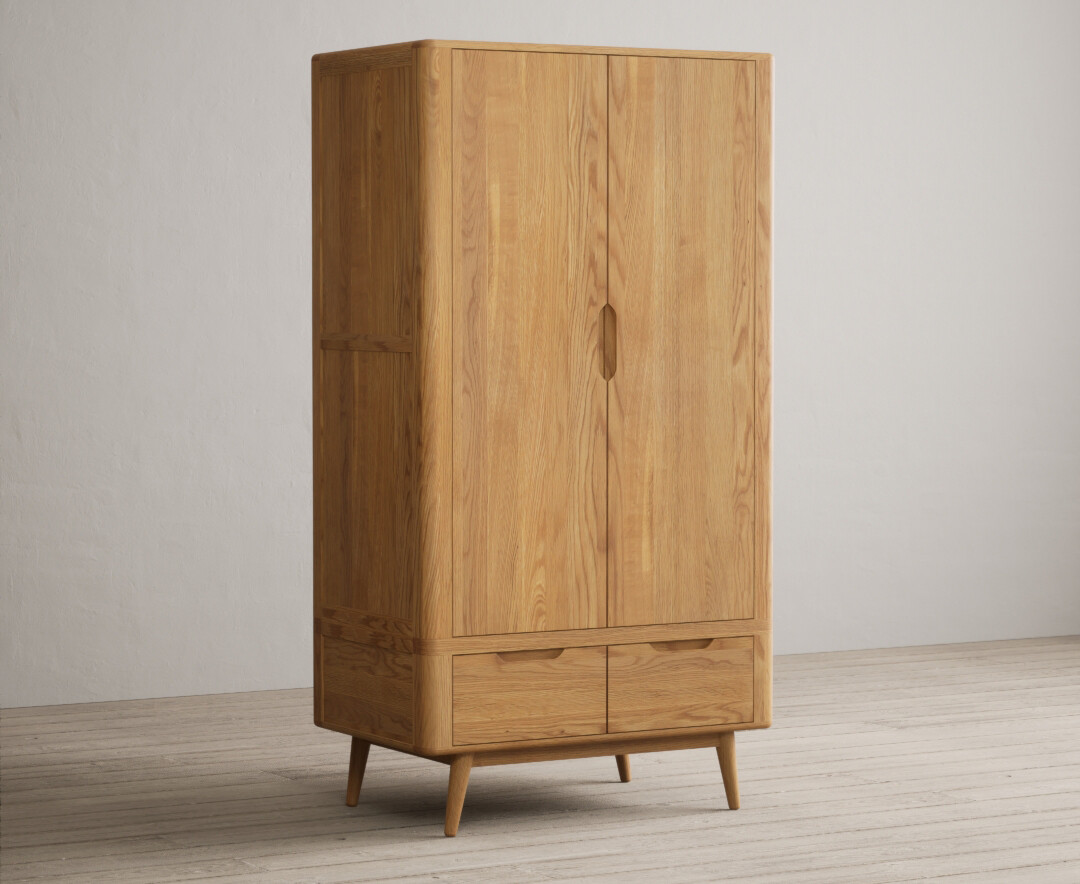 Rosa Solid Oak Double Wardrobe