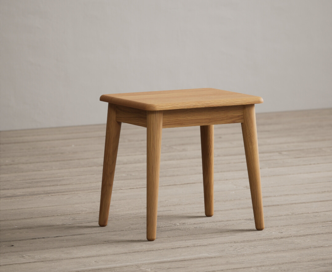 Rosa Solid Oak Dressing Table Stool