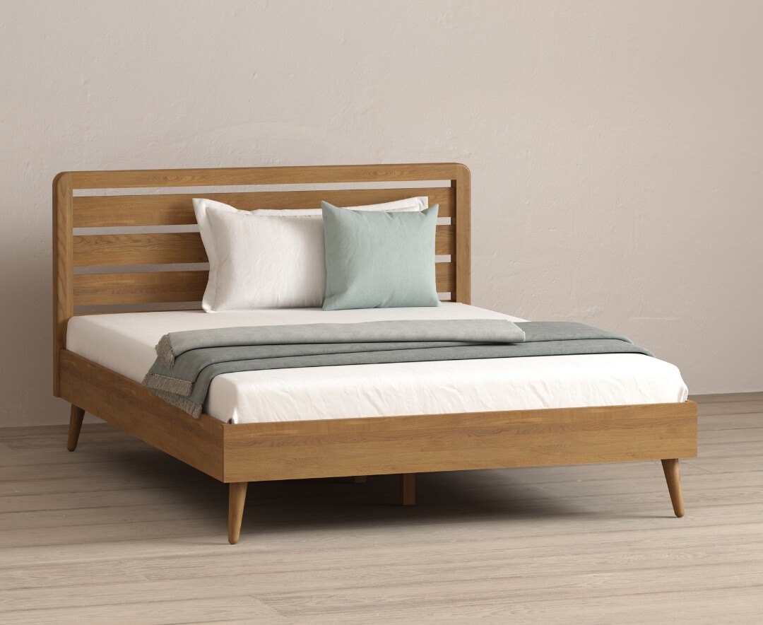 Rosa Solid Oak Kingsize Bed