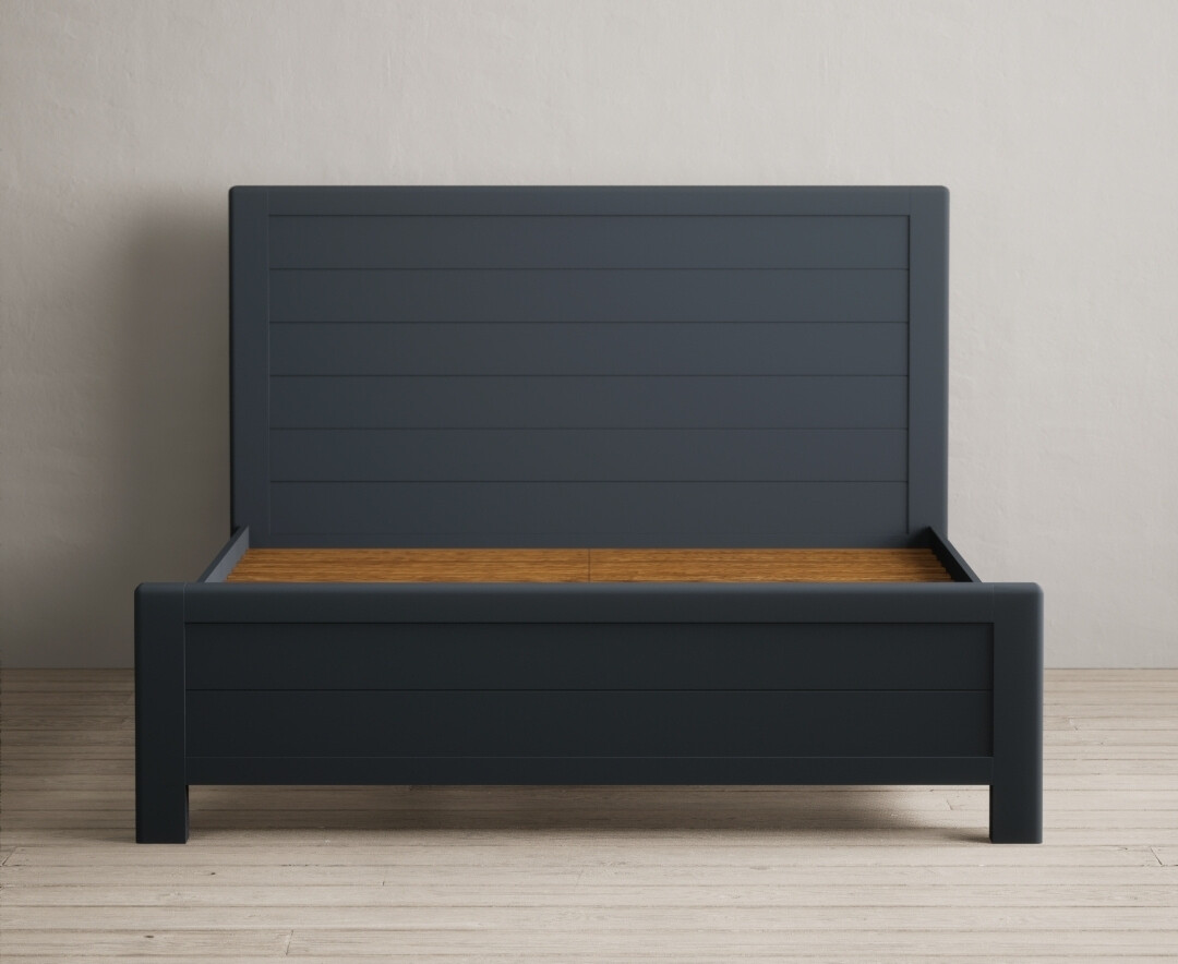 Pembridge Dark Blue Painted King Size Bed