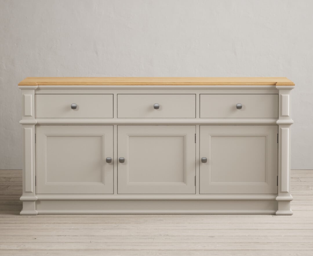 Lawson Oak And Soft White Painted Extra Large Sideboard