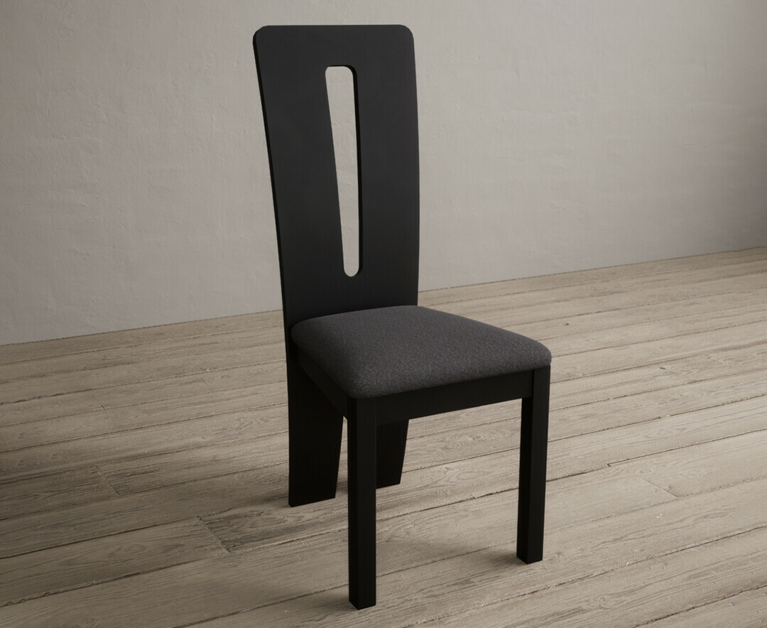 Photo 3 of Charcoal grey lucca chairs