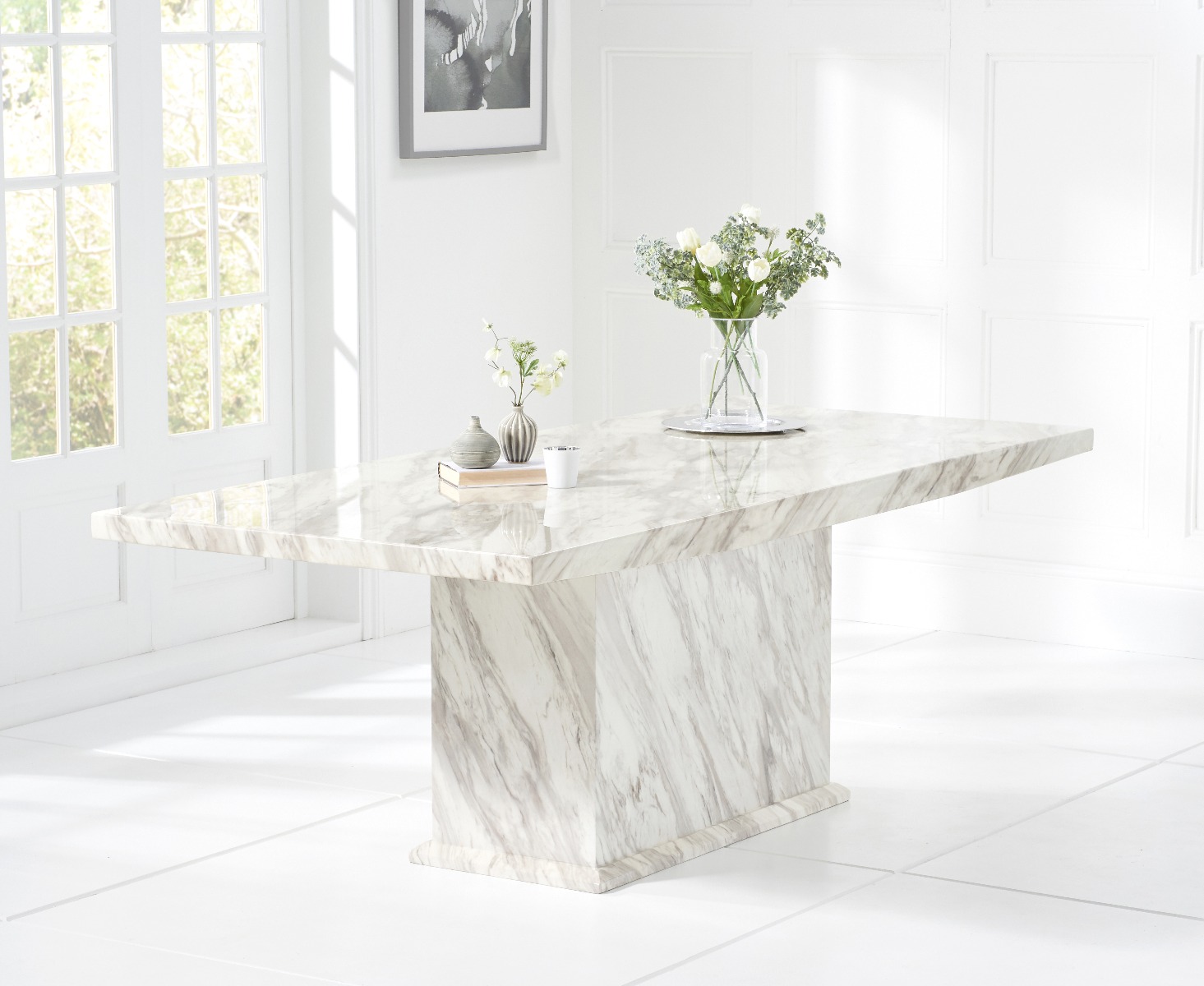 Marino 180cm Marble Dining Table