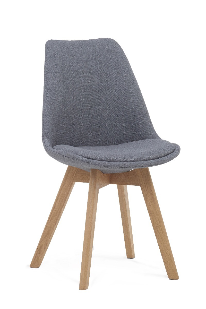 Photo 1 of Orson dark grey fabric dining chairs