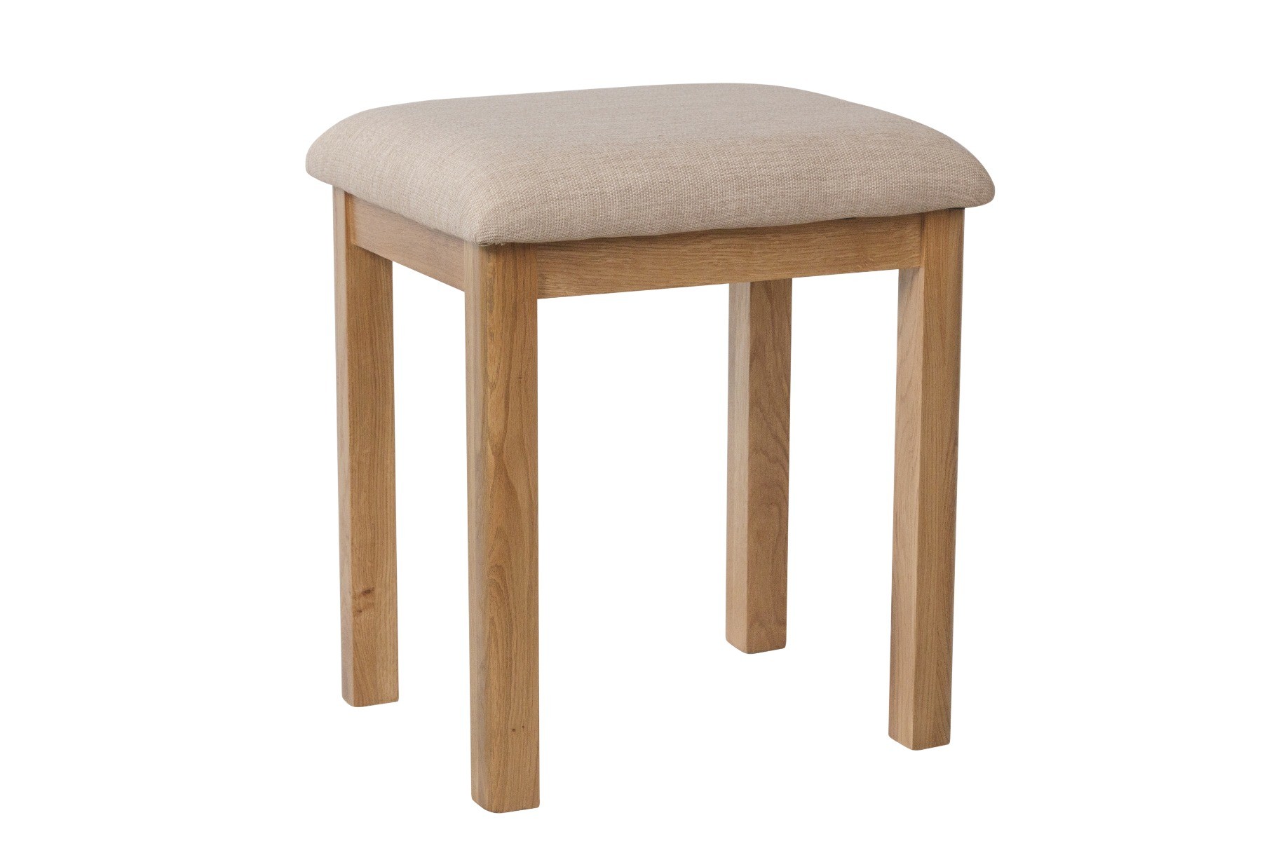 Noah Rustic Oak Dressing Table Stool