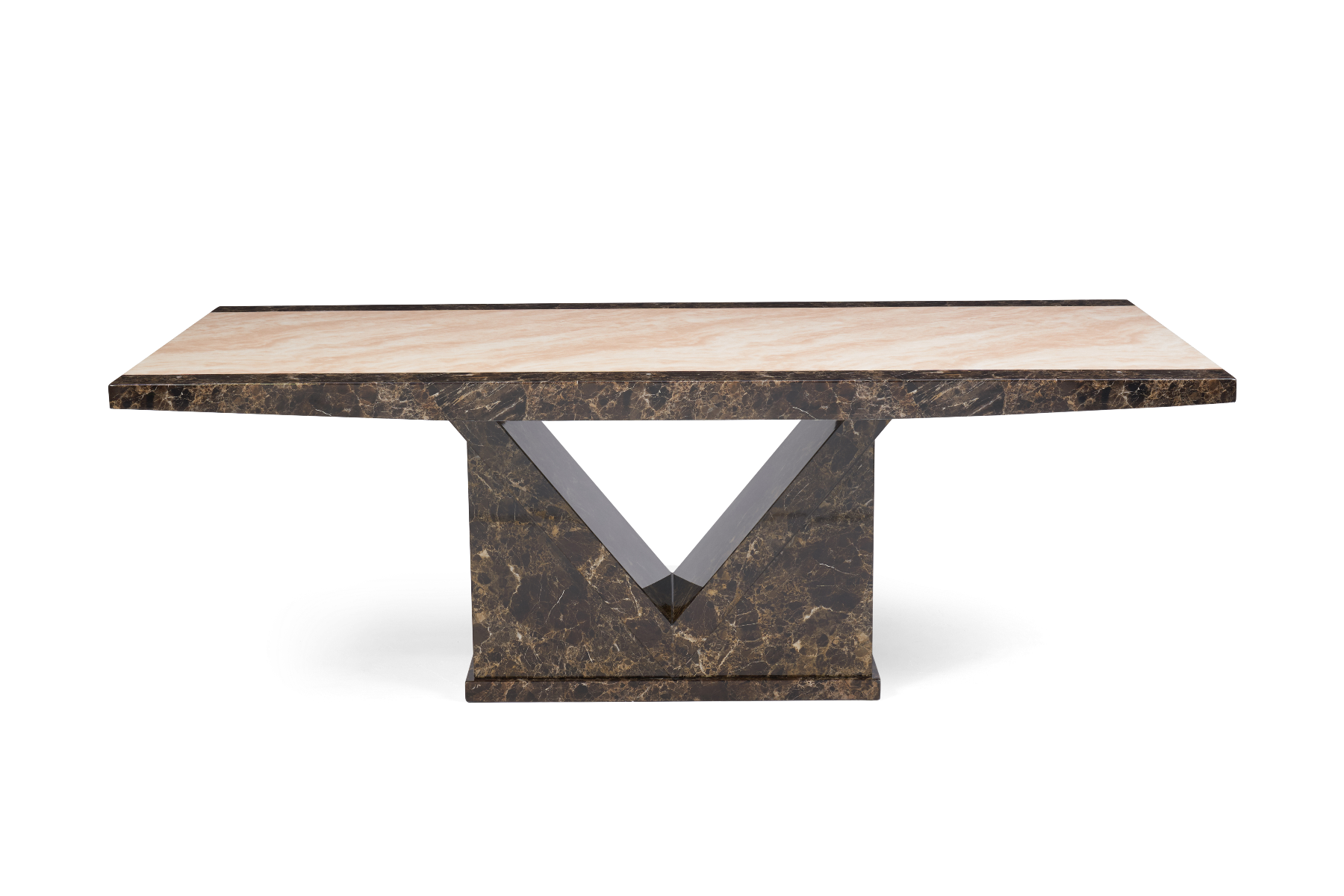 Photo 3 of Tenore 220cm extra large marble effect dining table
